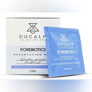 3 boxes Ducalm Porebiotics Resurfacing Mitts Exfoliating BHA Toner Face Pads